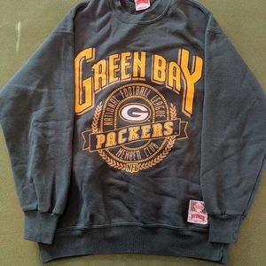 Vintage NFL Nutmeg Green Bay Packers Sweatshirt L
